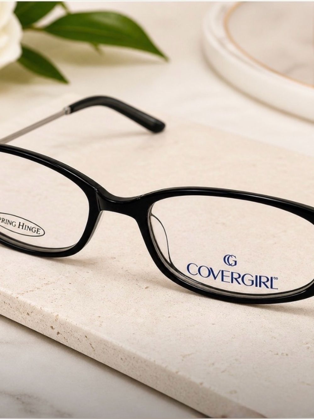 COVERGIRL Rectangular Eyeglasses | Spring Hinge | Lightweight Frames